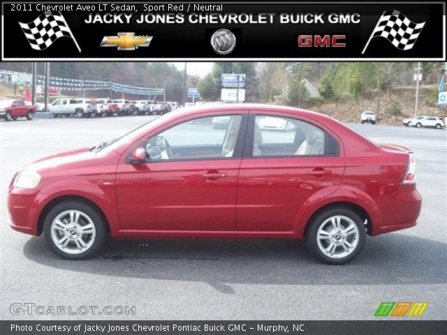 2011 Chevrolet Aveo LT Sedan in Sport Red