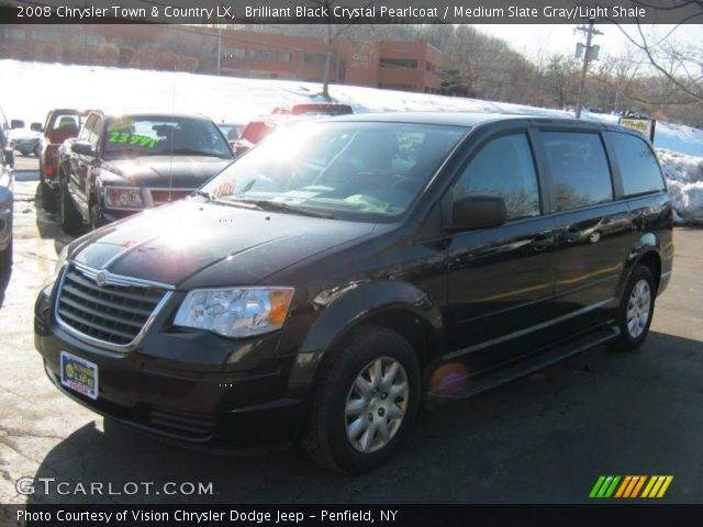 2008 Chrysler Town & Country LX in Brilliant Black Crystal Pearlcoat