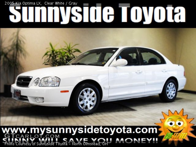 2005 Kia Optima LX in Clear White