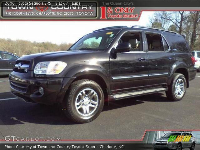 2006 Toyota Sequoia SR5 in Black
