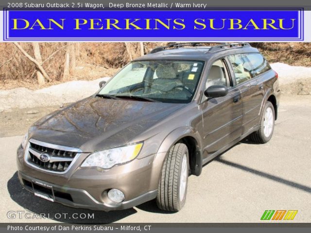 2008 Subaru Outback 2.5i Wagon in Deep Bronze Metallic