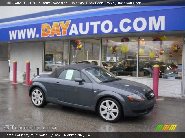 2005 Audi TT 1.8T quattro Roadster in Dolomite Grey Pearl Effect