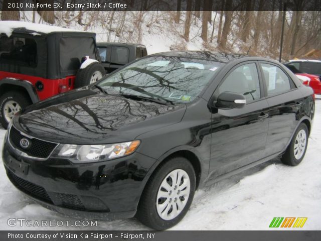 2010 Kia Forte EX in Ebony Black