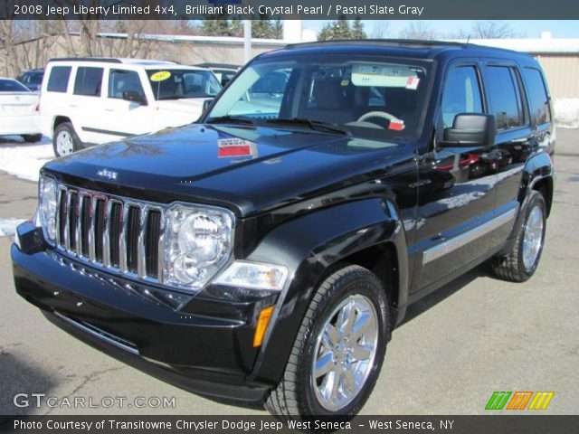 2008 Jeep Liberty Limited 4x4 in Brilliant Black Crystal Pearl