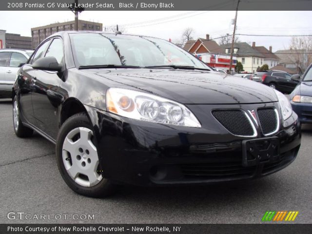 2008 Pontiac G6 Value Leader Sedan in Black