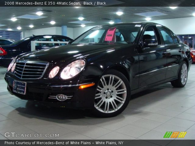 2008 Mercedes-Benz E 350 4Matic Sedan in Black