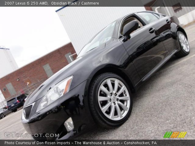 2007 Lexus IS 250 AWD in Obsidian Black