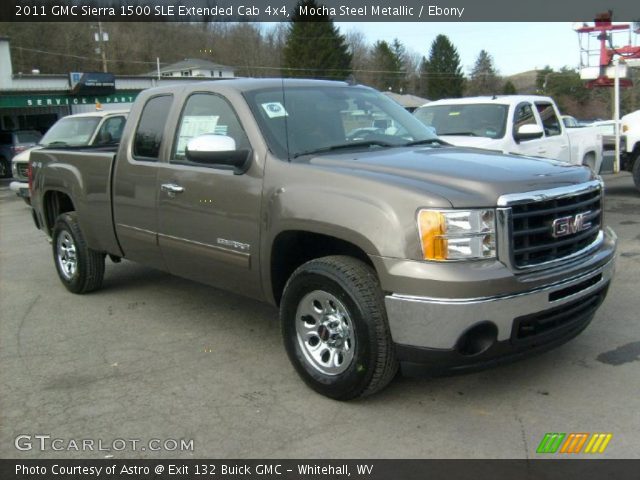 2011 GMC Sierra 1500 SLE Extended Cab 4x4 in Mocha Steel Metallic