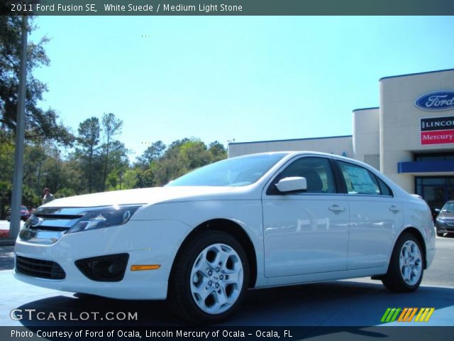 2011 Ford Fusion SE in White Suede