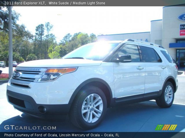 2011 Ford Explorer XLT in White Suede