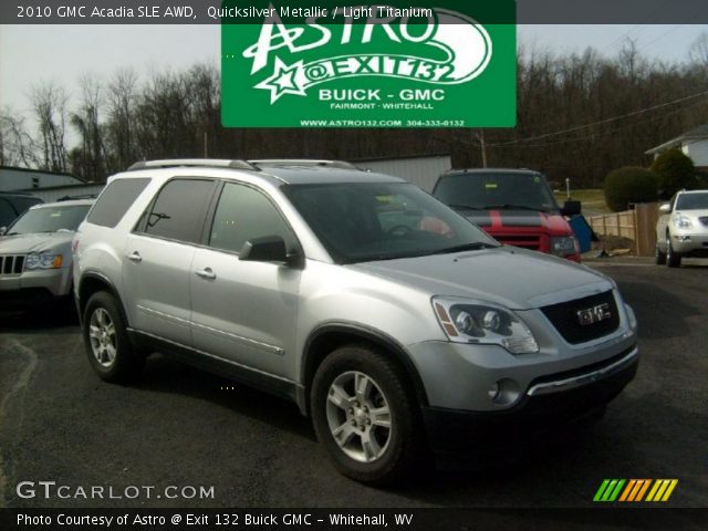 2010 GMC Acadia SLE AWD in Quicksilver Metallic