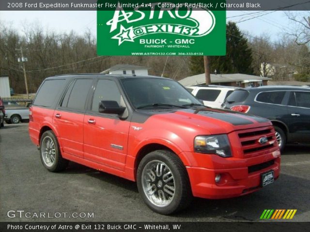 2008 Ford Expedition Funkmaster Flex Limited 4x4 in Colorado Red/Black