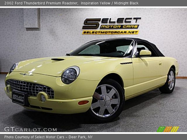 2002 Ford Thunderbird Premium Roadster in Inspiration Yellow