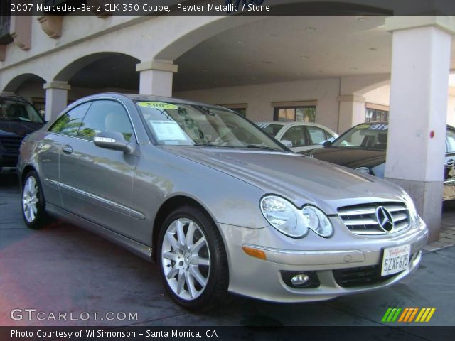 2007 Mercedes-Benz CLK 350 Coupe in Pewter Metallic