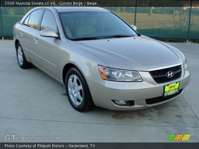 2006 Hyundai Sonata LX V6 in Golden Beige