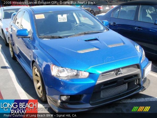 2008 Mitsubishi Lancer Evolution GSR in Octane Blue Pearl