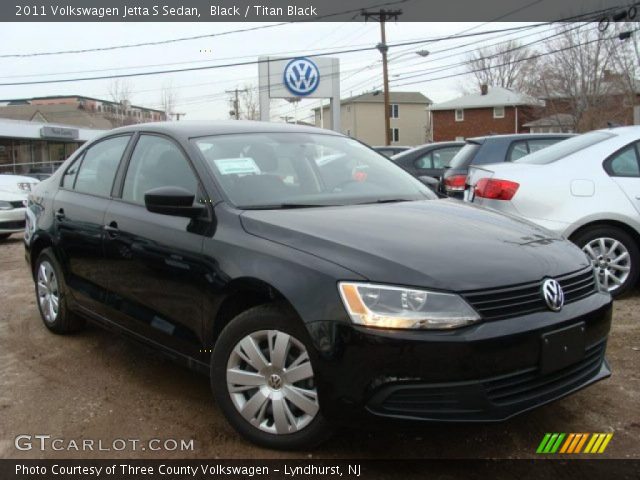 2011 Volkswagen Jetta S Sedan in Black