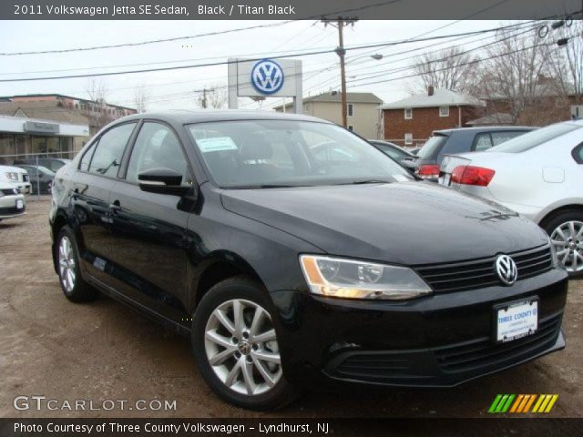 2011 Volkswagen Jetta SE Sedan in Black