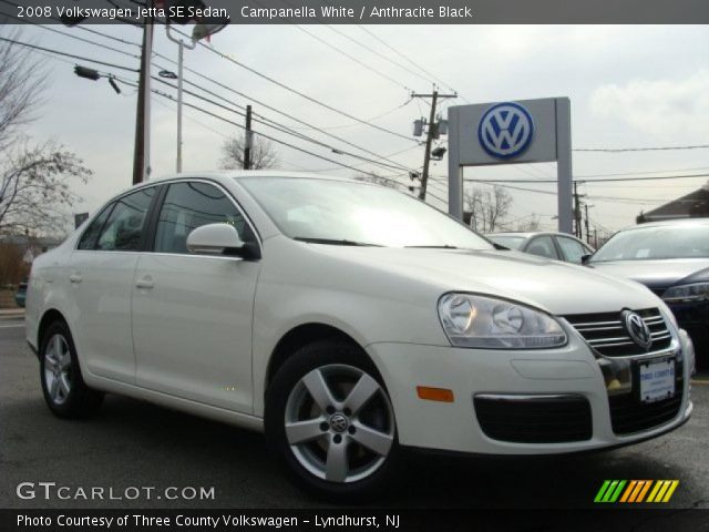 2008 Volkswagen Jetta SE Sedan in Campanella White