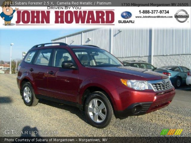 Subaru Forester 2011 Sti. camellia red, subaru forester