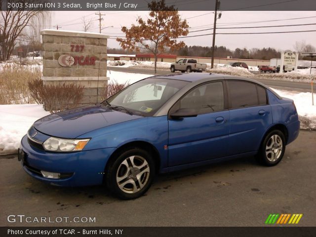 2003 Saturn ION 3 Sedan in Bright Blue