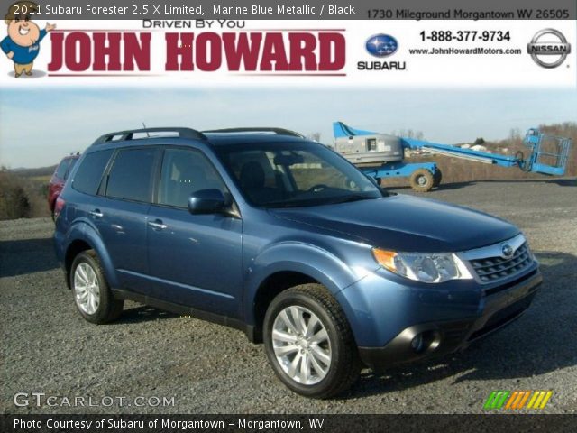 2011 Subaru Forester 2.5 X Limited in Marine Blue Metallic