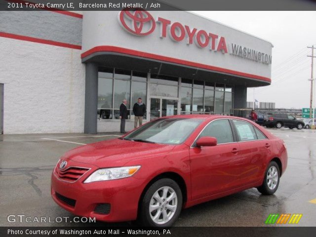 2011 Toyota Camry LE in Barcelona Red Metallic