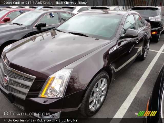 2009 Cadillac CTS 4 AWD Sedan in Black Cherry