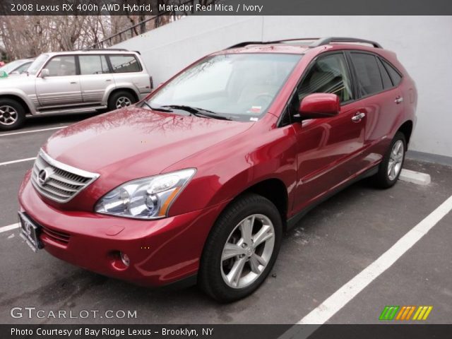 2008 Lexus RX 400h AWD Hybrid in Matador Red Mica