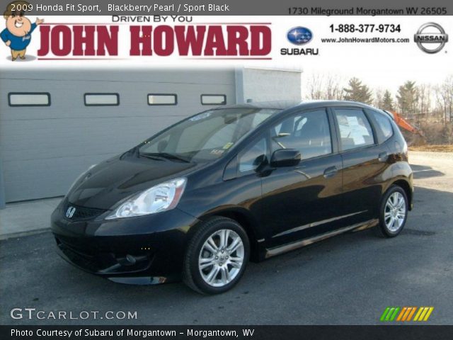 2009 Honda Fit Sport in Blackberry Pearl