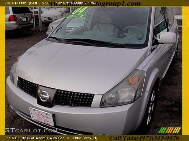 2004 Nissan Quest 3.5 SE in Silver Mist Metallic