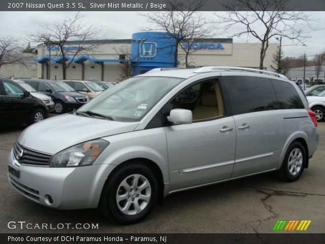 2007 Nissan Quest 3.5 SL in Silver Mist Metallic