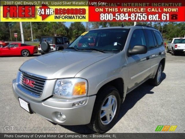2007 GMC Envoy SLT 4x4 in Liquid Silver Metallic