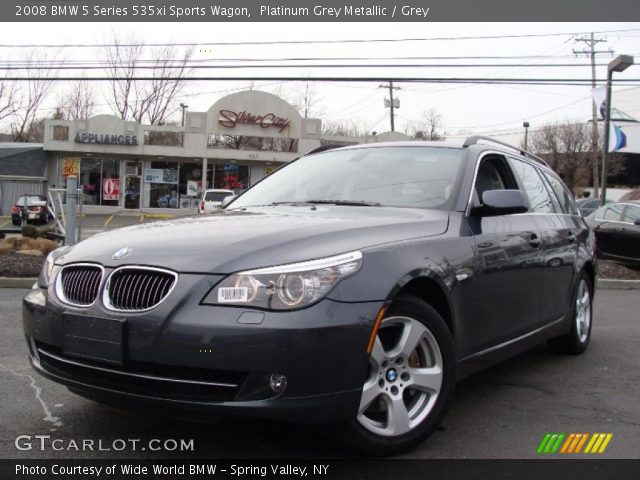2008 BMW 5 Series 535xi Sports Wagon in Platinum Grey Metallic