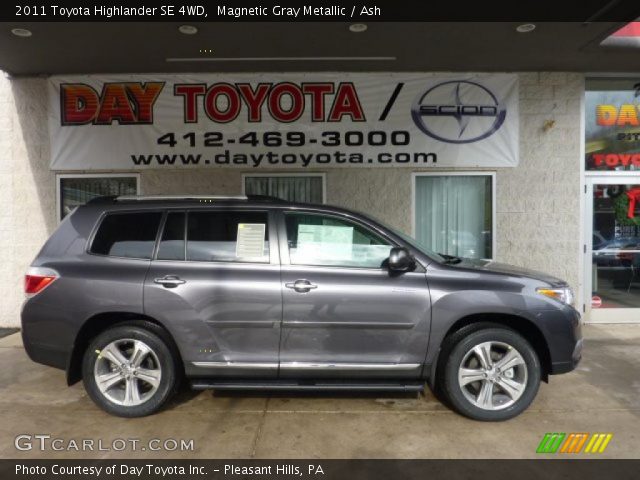 2011 Toyota Highlander SE 4WD in Magnetic Gray Metallic