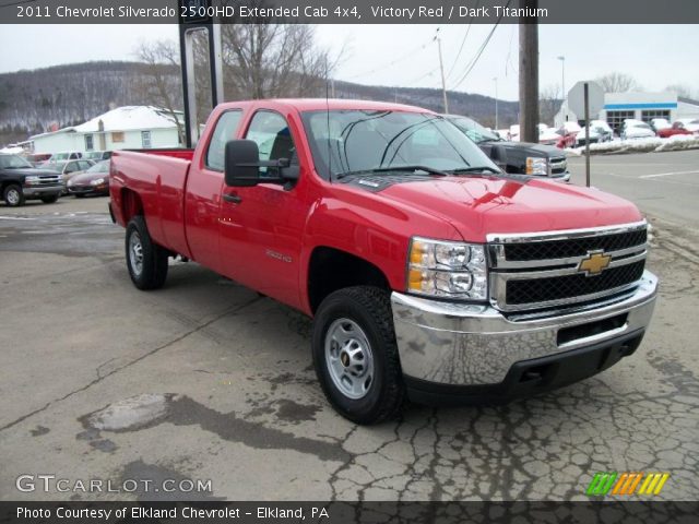 2011 Chevrolet Silverado 2500HD Extended Cab 4x4 in Victory Red