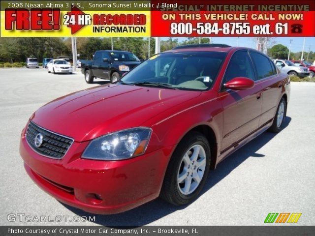 2006 Nissan Altima 3.5 SL in Sonoma Sunset Metallic