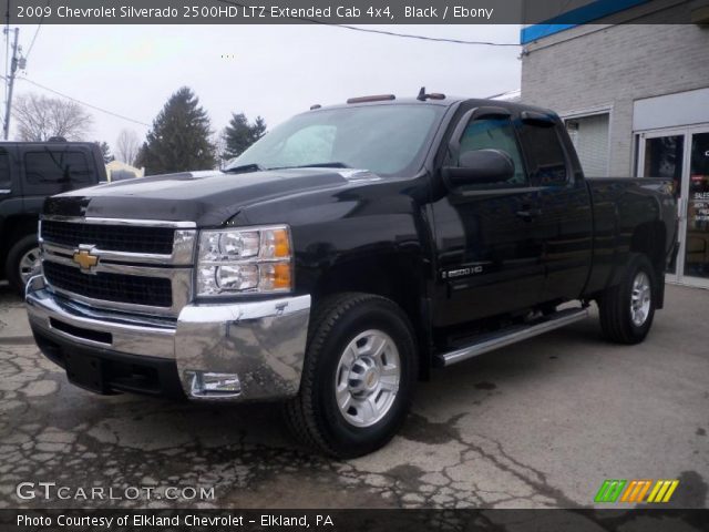 2009 Chevrolet Silverado 2500HD LTZ Extended Cab 4x4 in Black