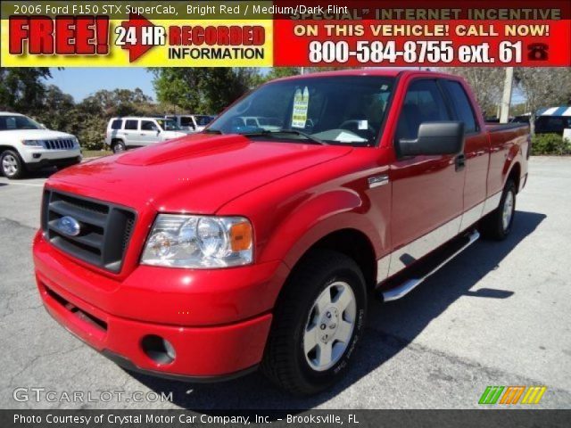 2006 Ford F150 STX SuperCab in Bright Red