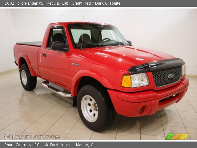 2002 Ford Ranger XLT Regular Cab in Bright Red
