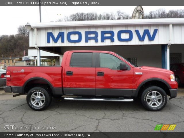 2008 Ford F150 FX4 SuperCrew 4x4 in Bright Red