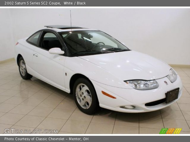 2002 Saturn S Series SC2 Coupe in White
