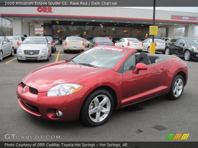 2008 Mitsubishi Eclipse Spyder GS in Rave Red