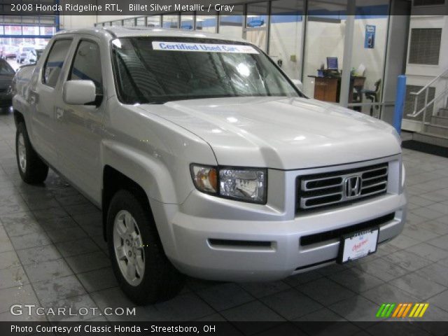 2008 Honda Ridgeline RTL in Billet Silver Metallic