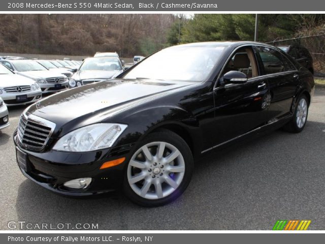 2008 Mercedes-Benz S 550 4Matic Sedan in Black