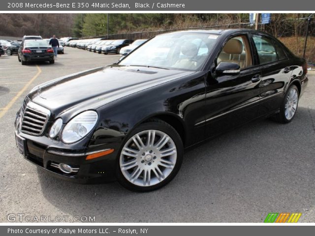 2008 Mercedes-Benz E 350 4Matic Sedan in Black