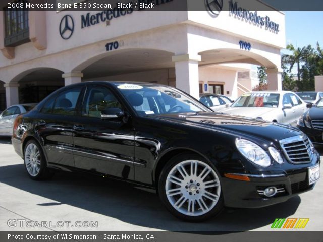 2008 Mercedes-Benz E 350 Sedan in Black