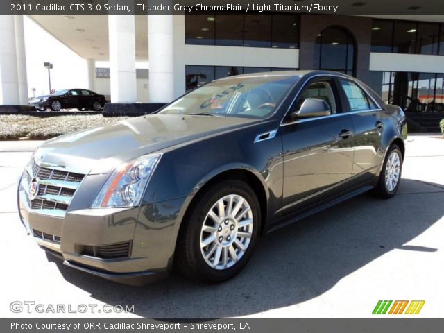 2011 Cadillac CTS 3.0 Sedan in Thunder Gray ChromaFlair