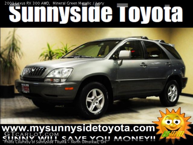 2001 Lexus RX 300 AWD in Mineral Green Metallic