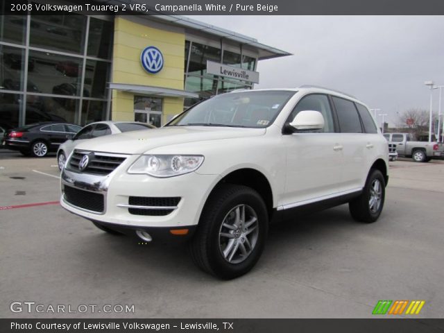 2008 Volkswagen Touareg 2 VR6 in Campanella White